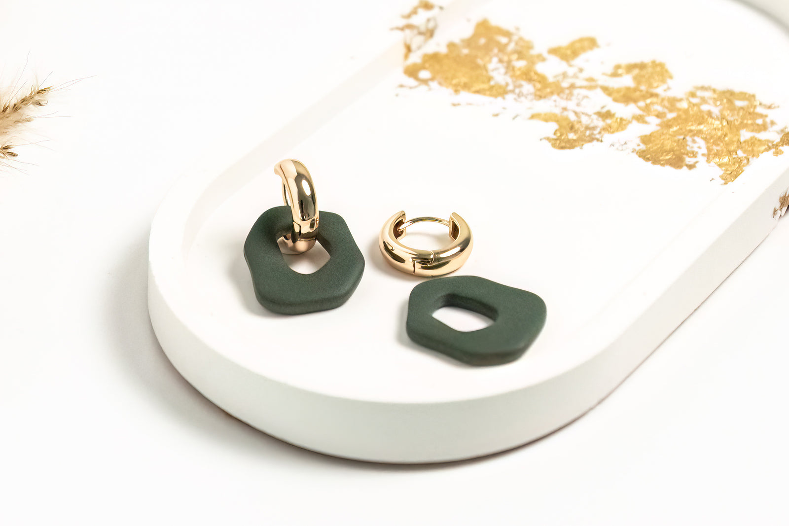 The Charm of Handmade clay Earrings