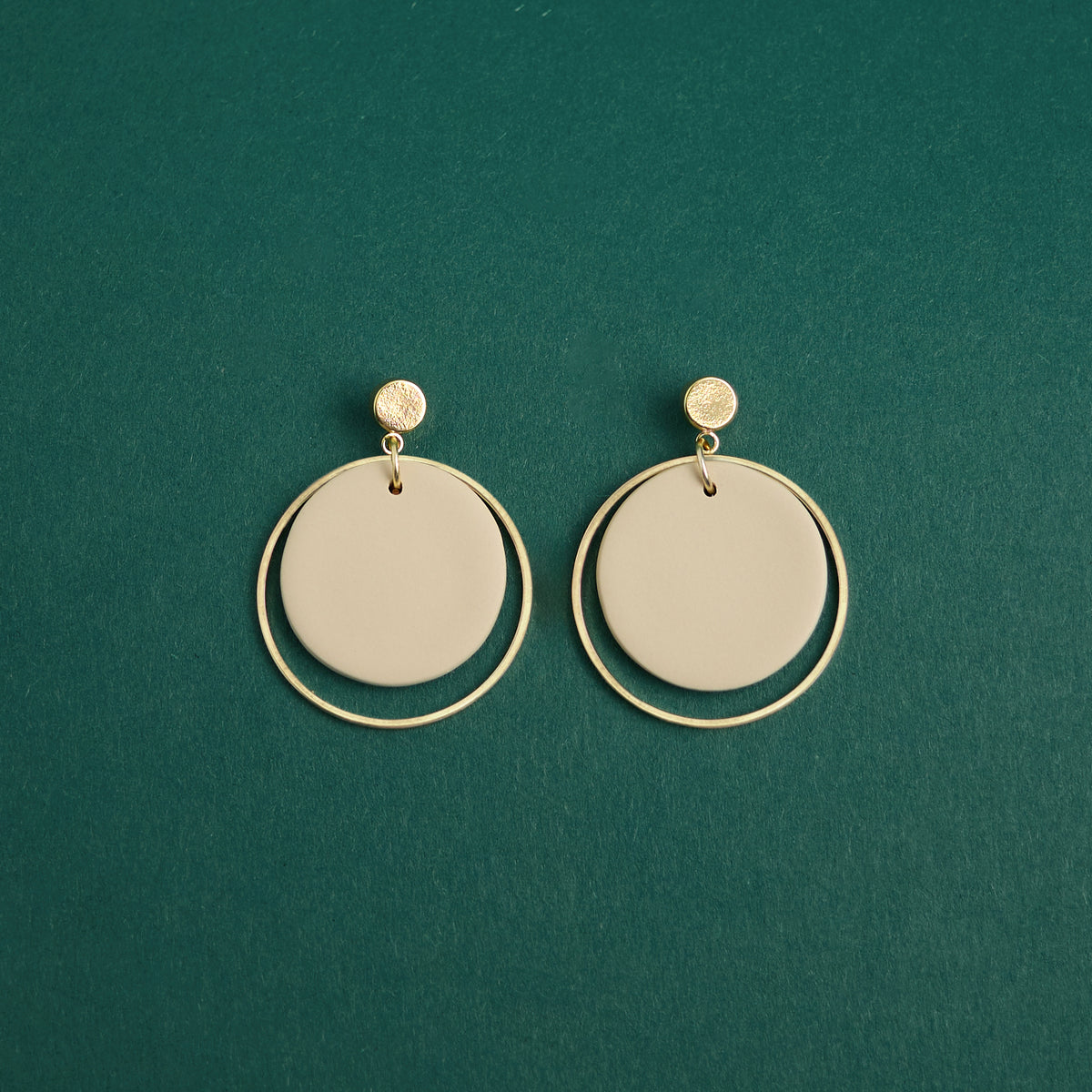 Circle Drops Earrings