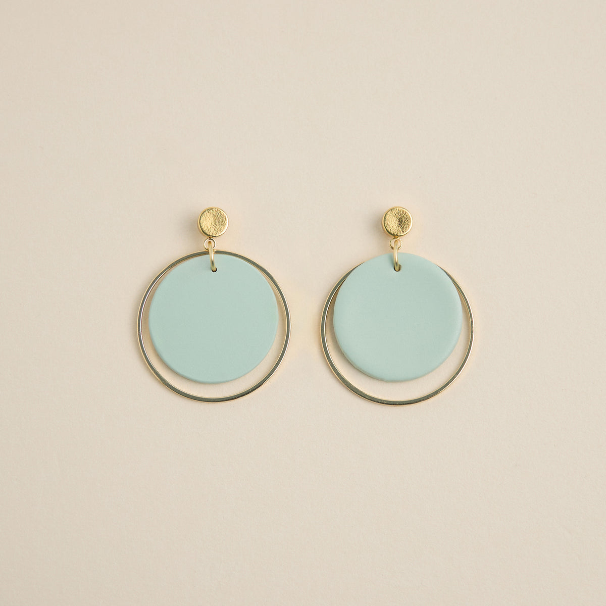 Circle Drops Earrings