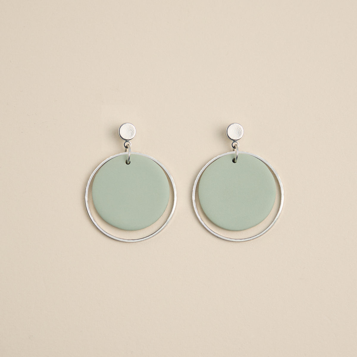 Circle Drops Earrings