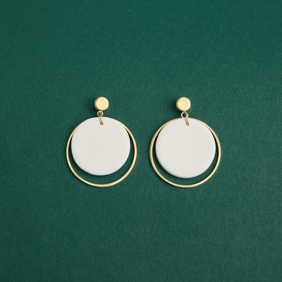 Circle Drops Earrings