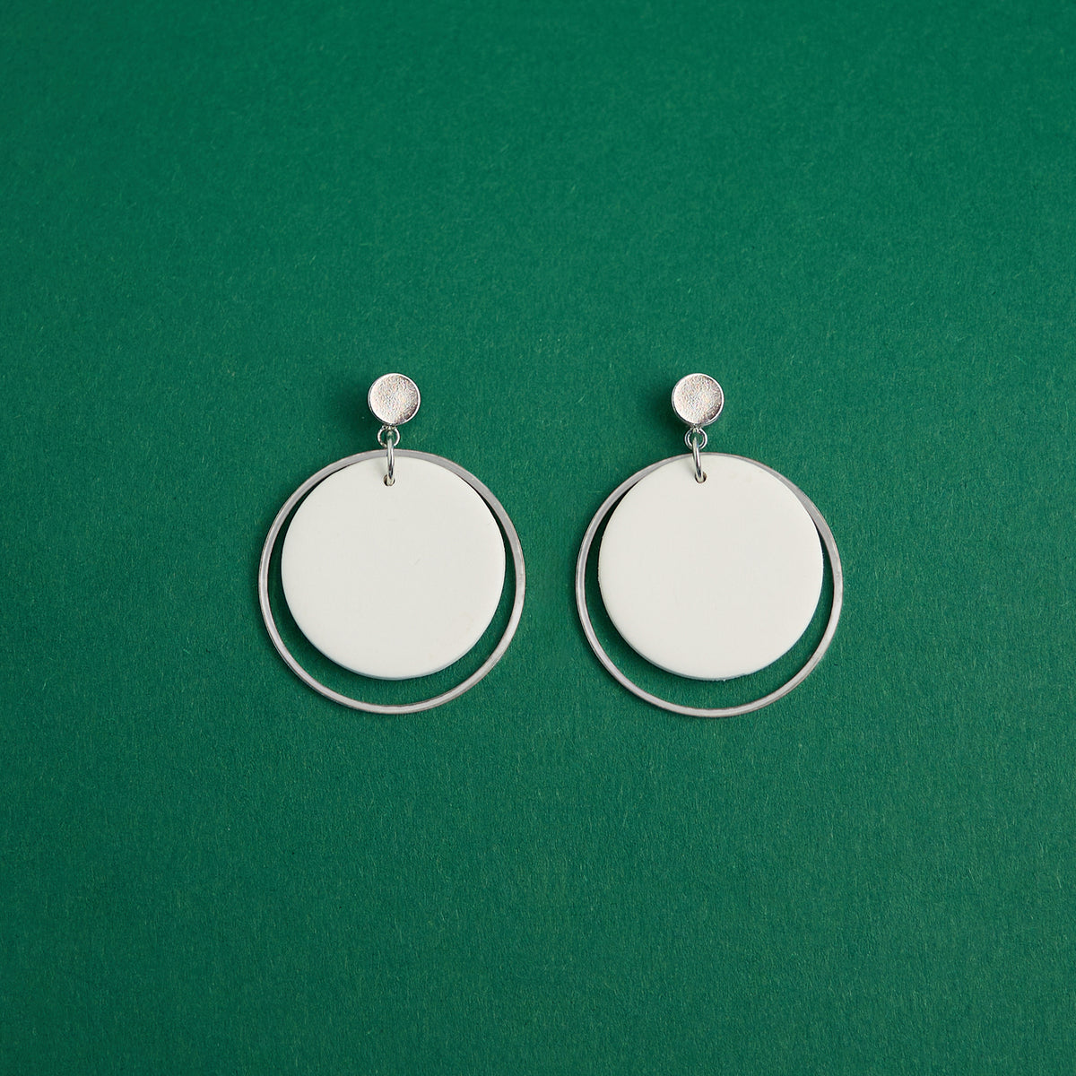 Circle Drops Earrings