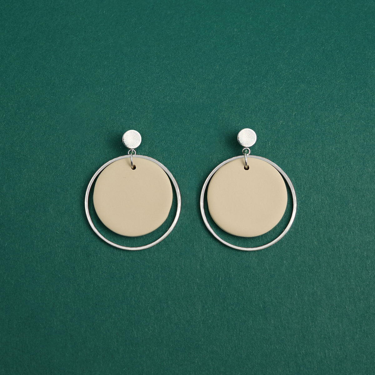 Circle Drops Earrings