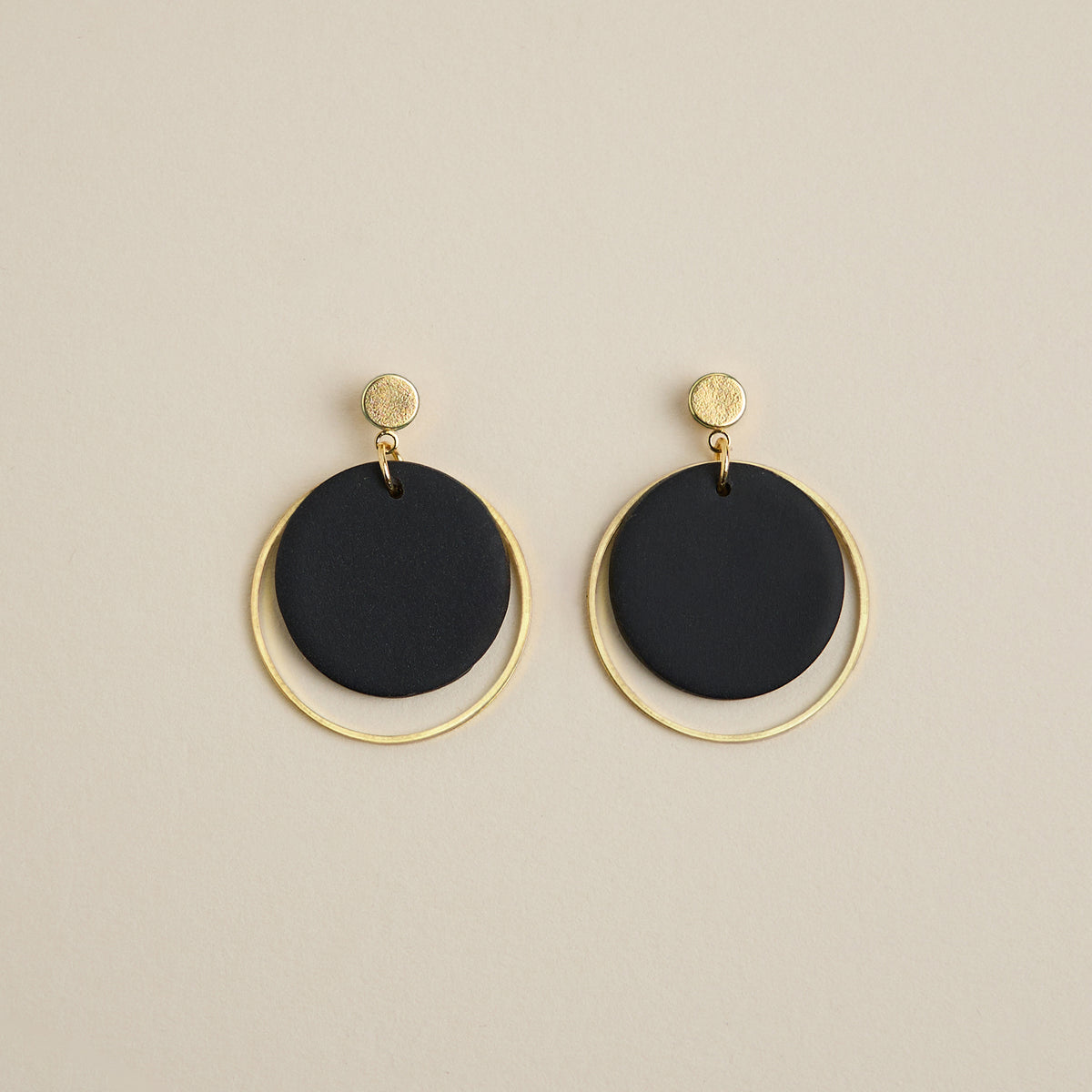 Circle Drops Earrings