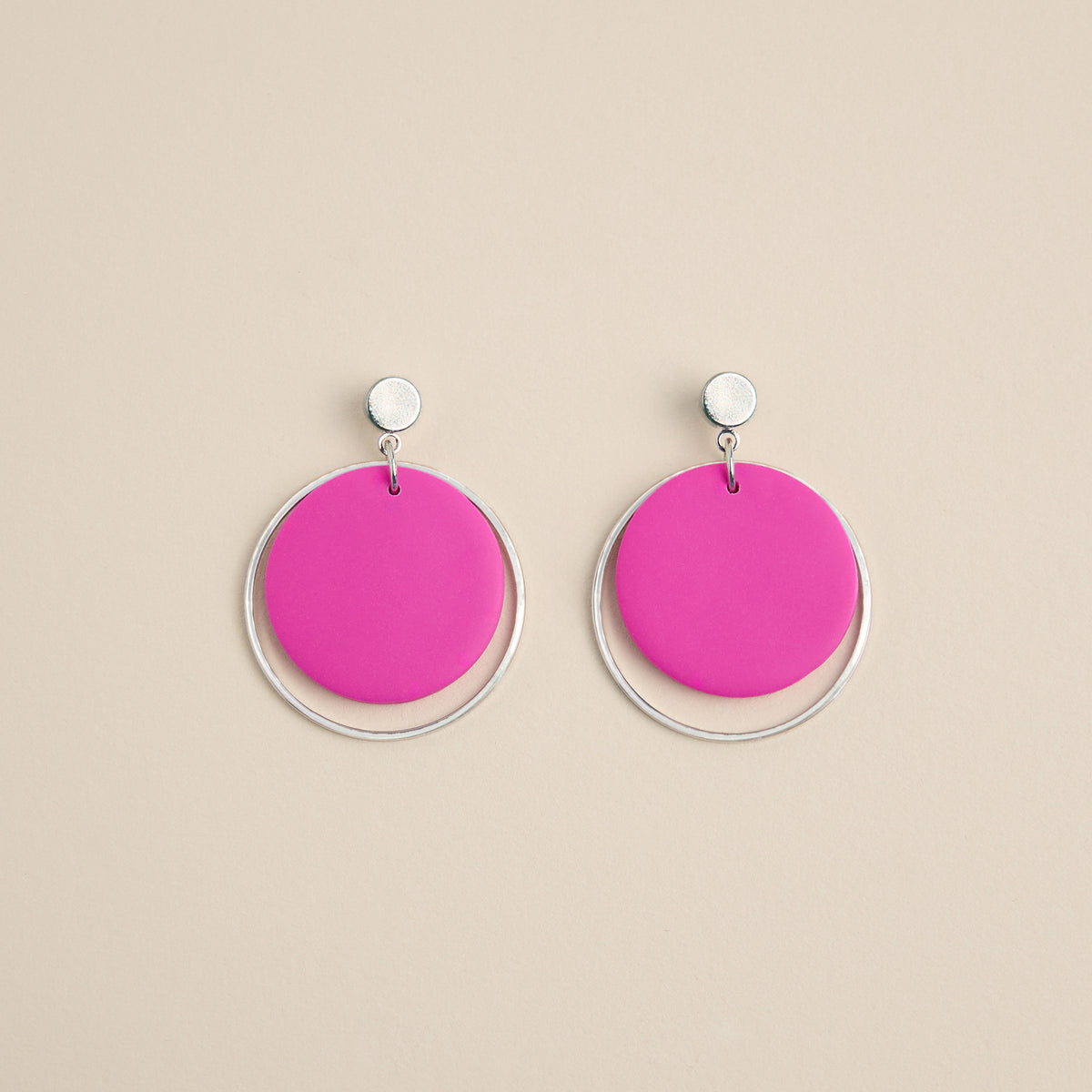 Circle Drops Earrings