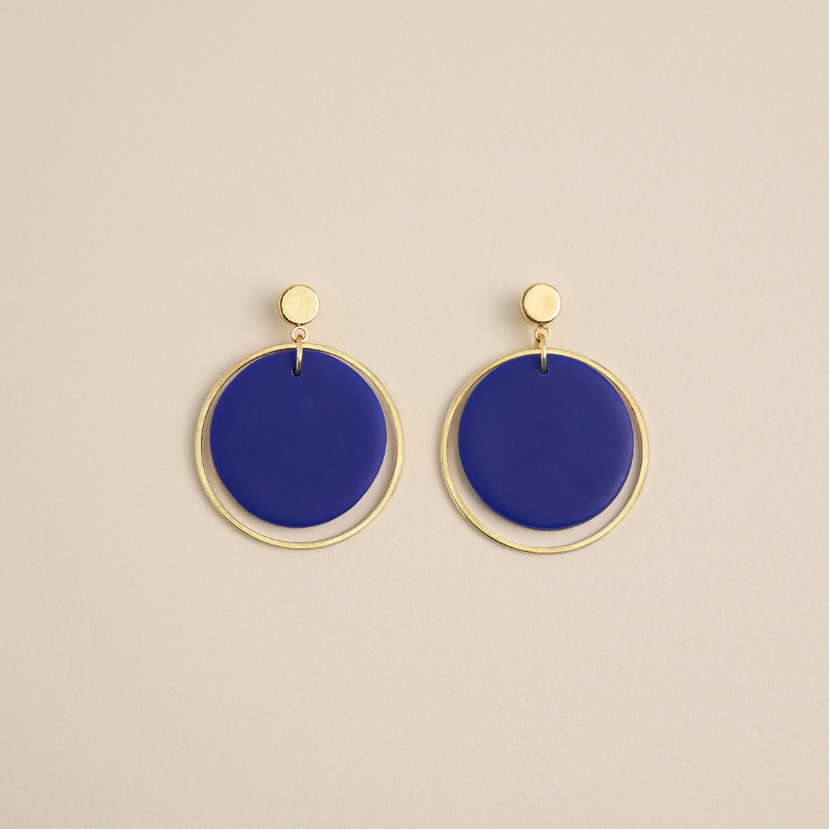 Circle Drops Earrings