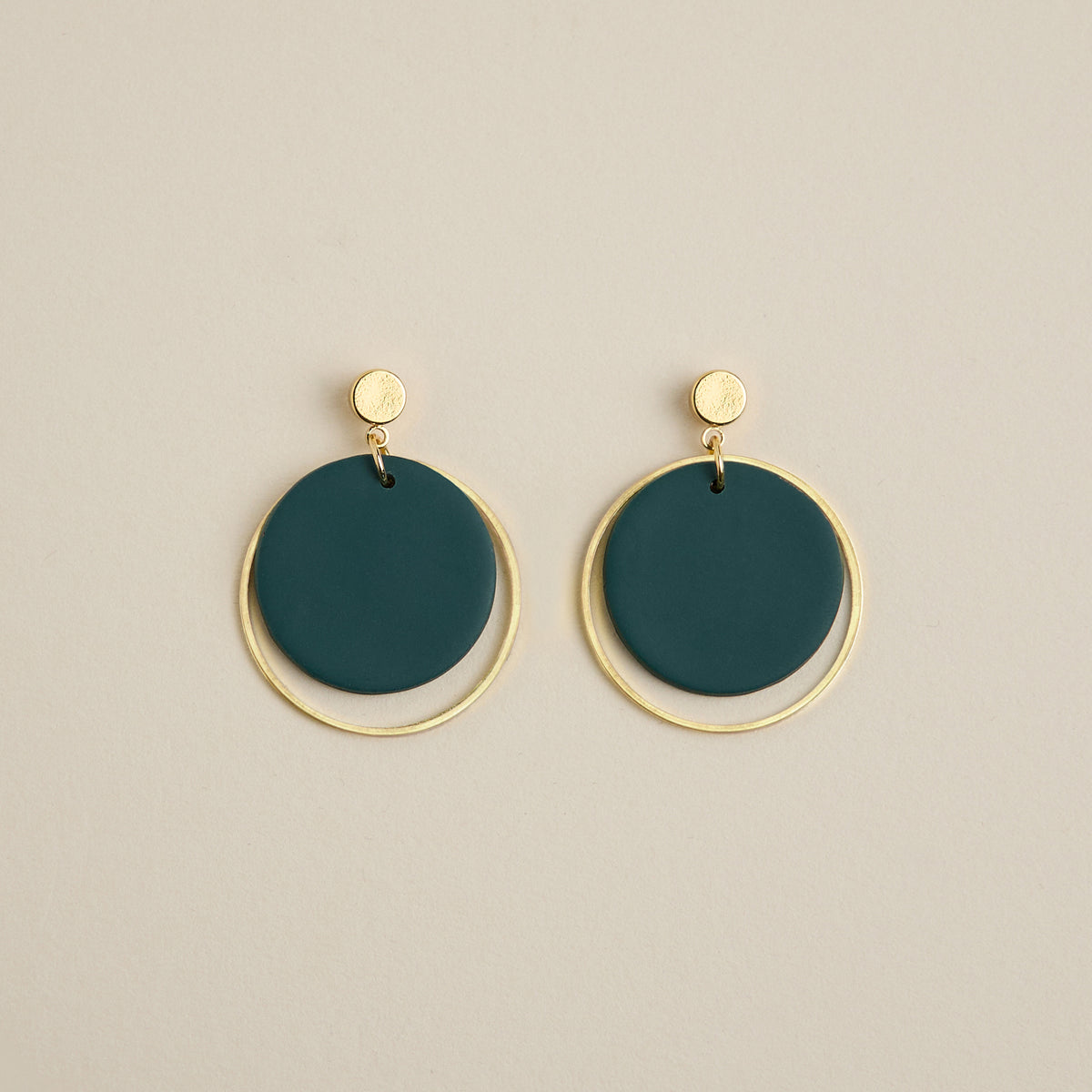 Circle Drops Earrings