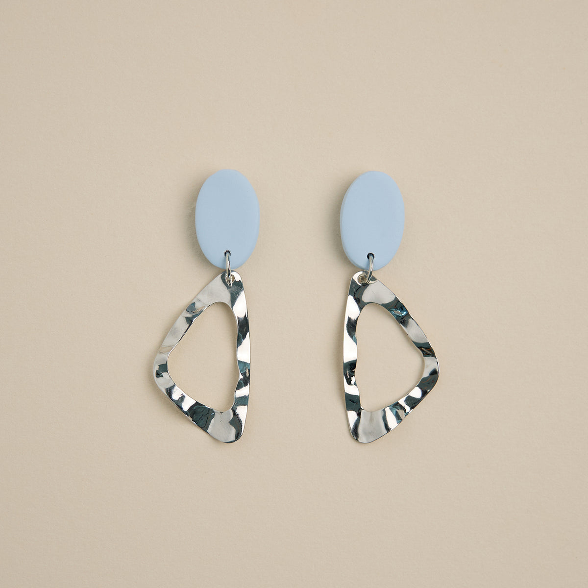 Azita-Clay-Earrings-BabyBlue-Silver