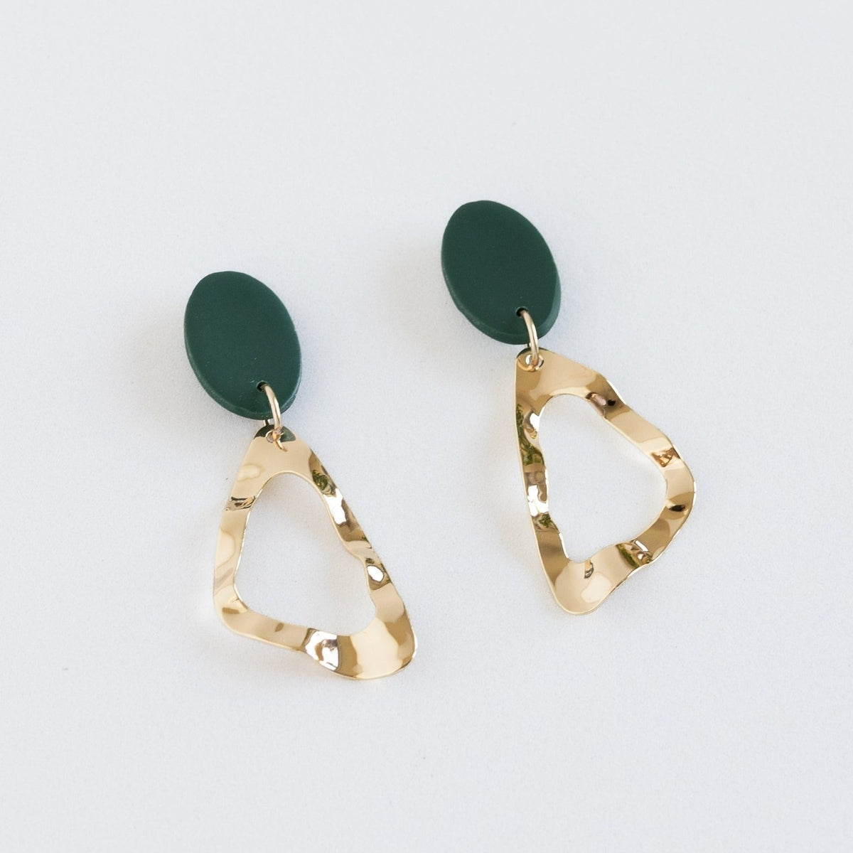 Azita-Clay-Earrings-Pine-Gold-Side-Angle