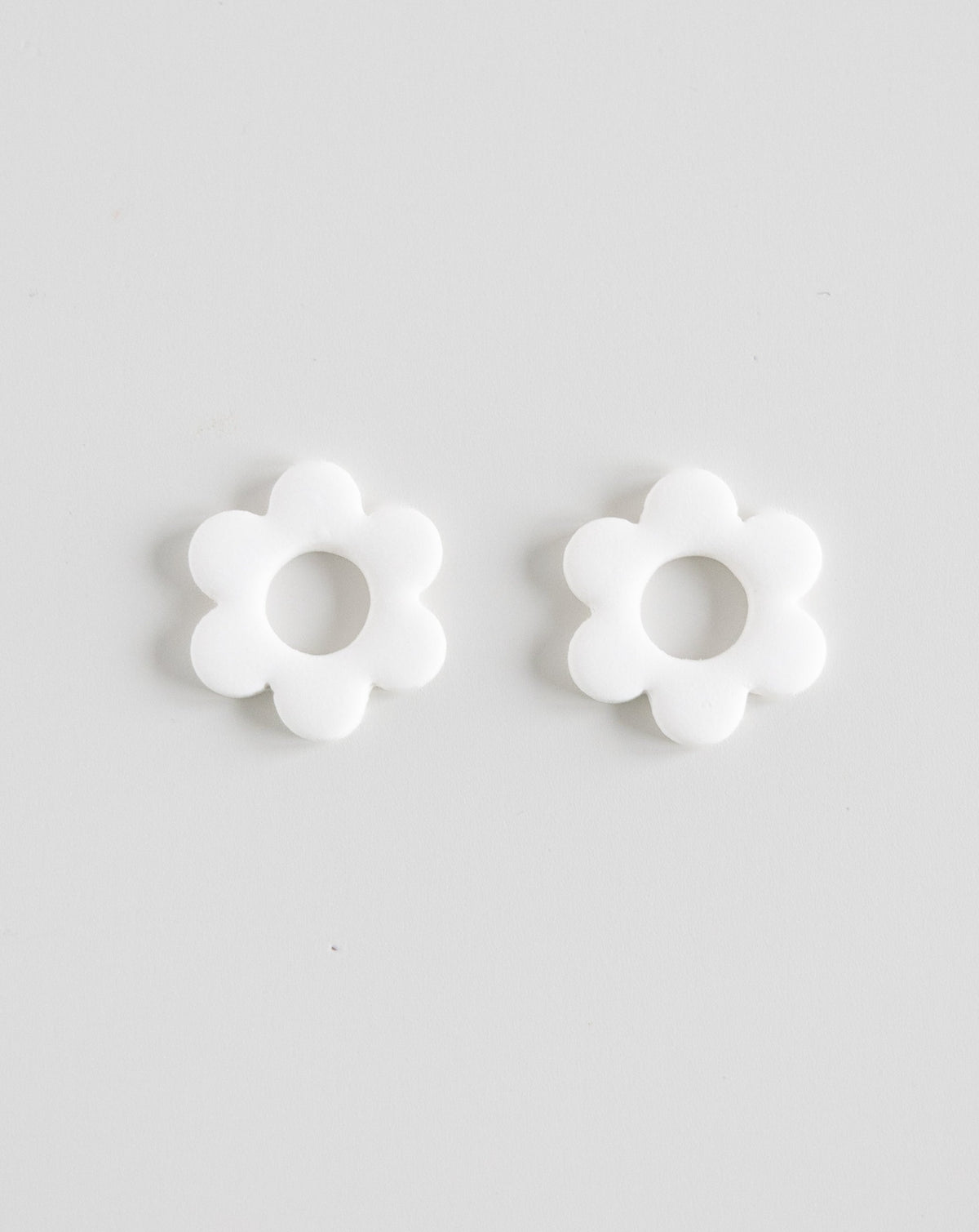 Close up of Goli Beads in White color.