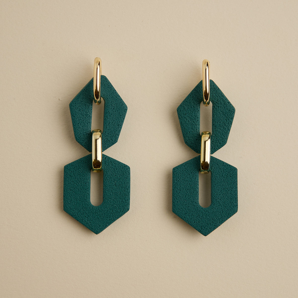 Shilla hoops earrings- color pine