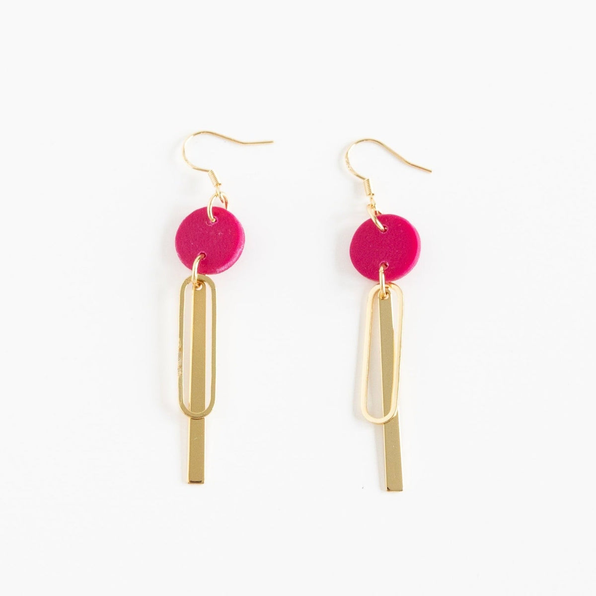 Star-Tale-earrings-fuchsia-gold