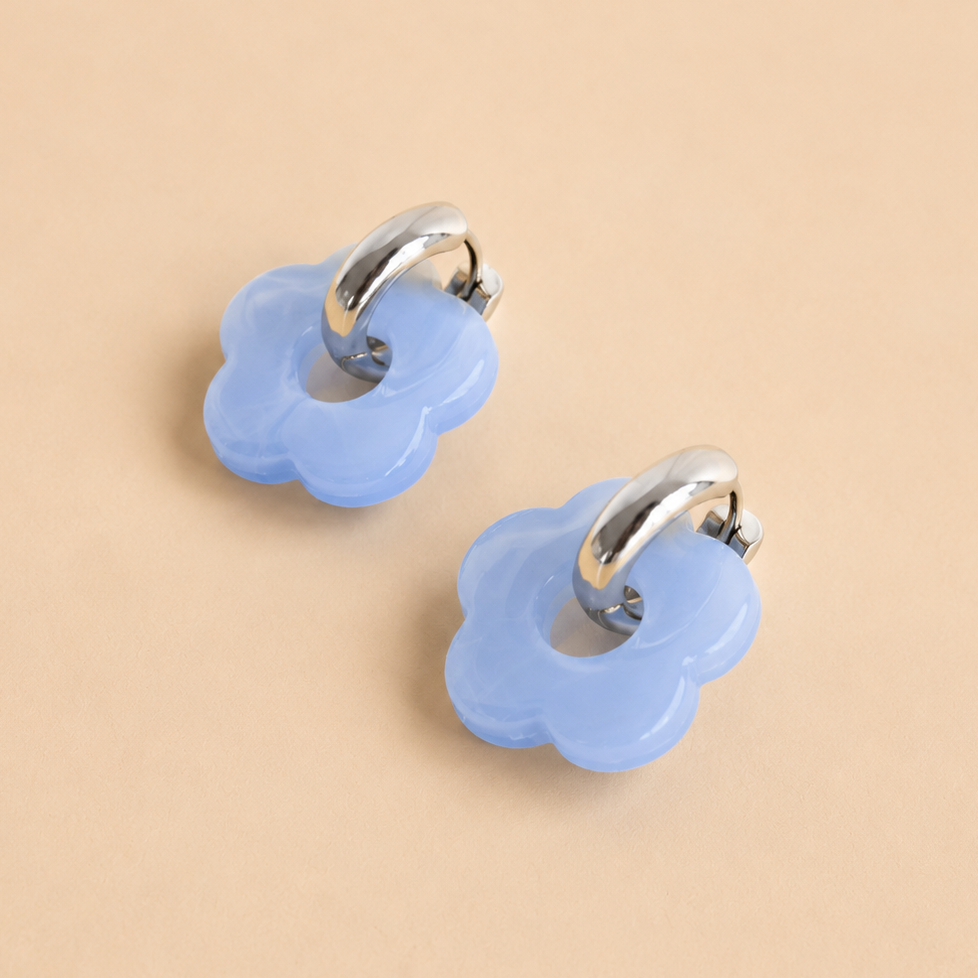 Glassy Daisy Earrings