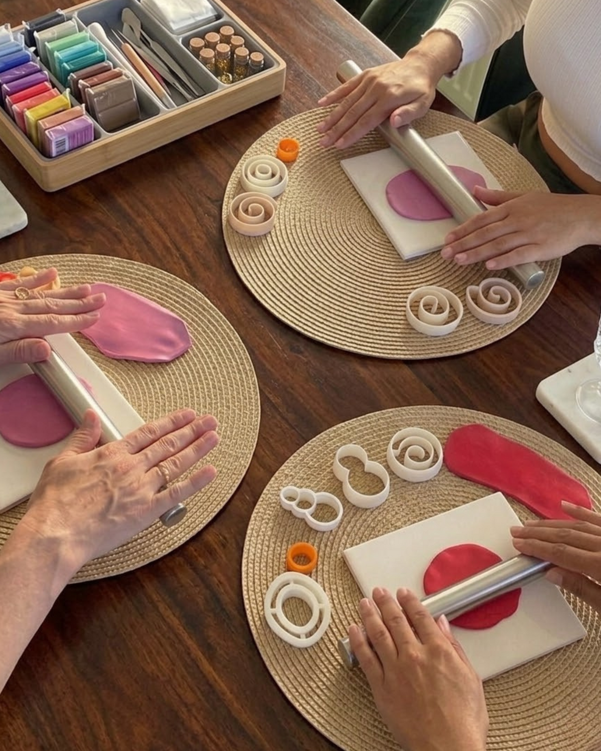 polymer clay jewelry workshop